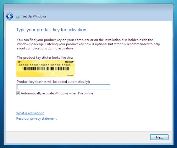 كيفية تصطيب وندوز7 بالصور Windows-7-product-key