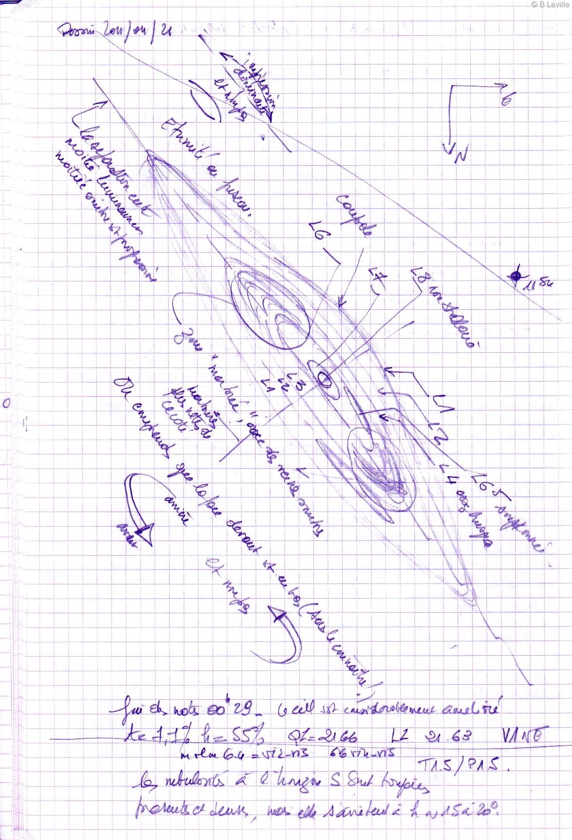 Comment  faites vous un dessin ? NGC-2683-T635-BL-2011-04-croquis