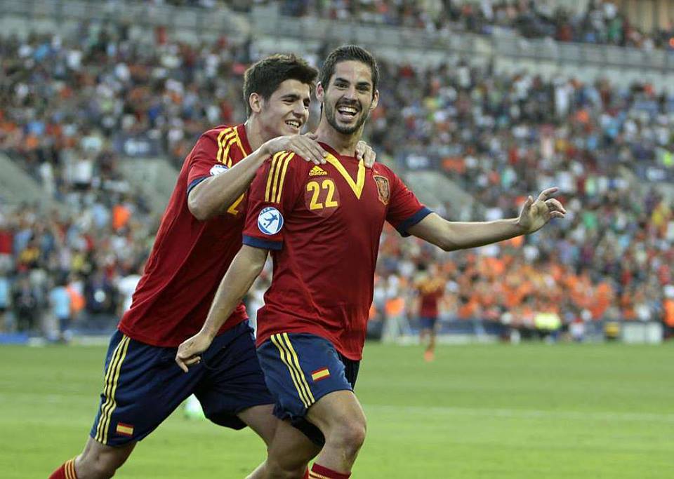 Post Oficial - Real Madrid Isco_Morata_celebra_gol_seleccion