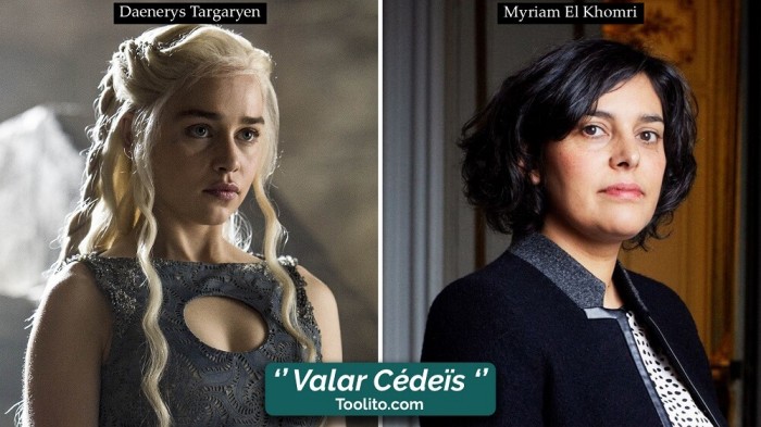 [Humour] - Nos politiques et Game of Thrones Daenerys-el-khomri