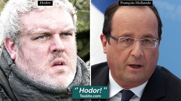 [Humour] - Nos politiques et Game of Thrones Hodor-hollande