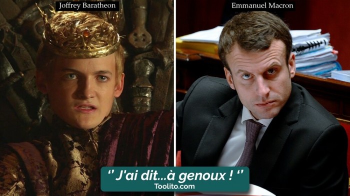 [Humour] - Nos politiques et Game of Thrones Joffrey-macron