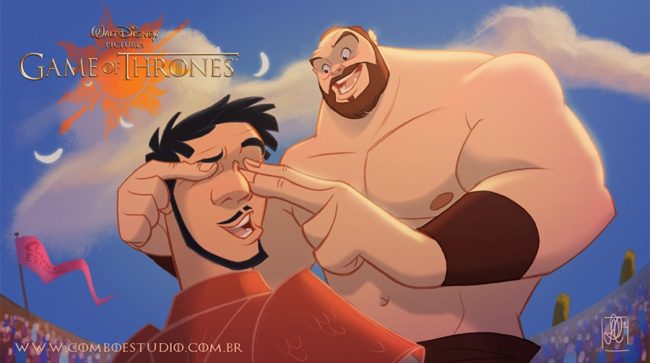 « Game Of Thrones » version « Disney » : c'est l'idée géniale de ces deux illustrateurs brésiliens ! Par Céline Gautier                      Oberyn2-650x363