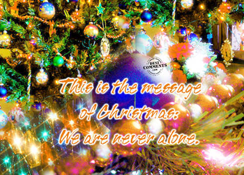 The message of christmas