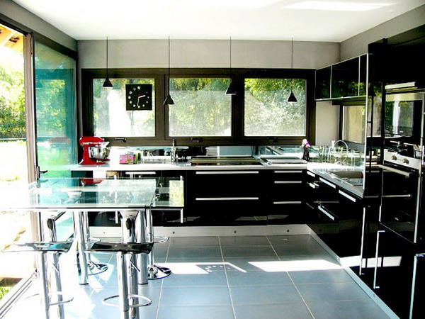 مطابخ المونيوم  Black-kitchen-elegant-look6-3