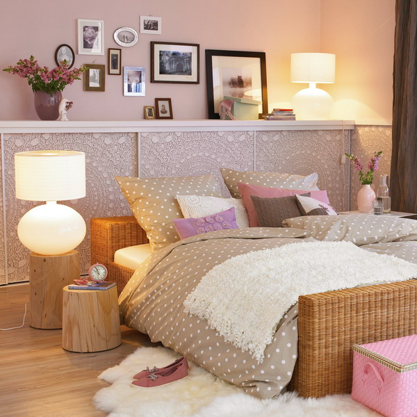 ديكورات رقيقة جدا وهادئة  Table-lamps-interior-ideas-in-bedroom1