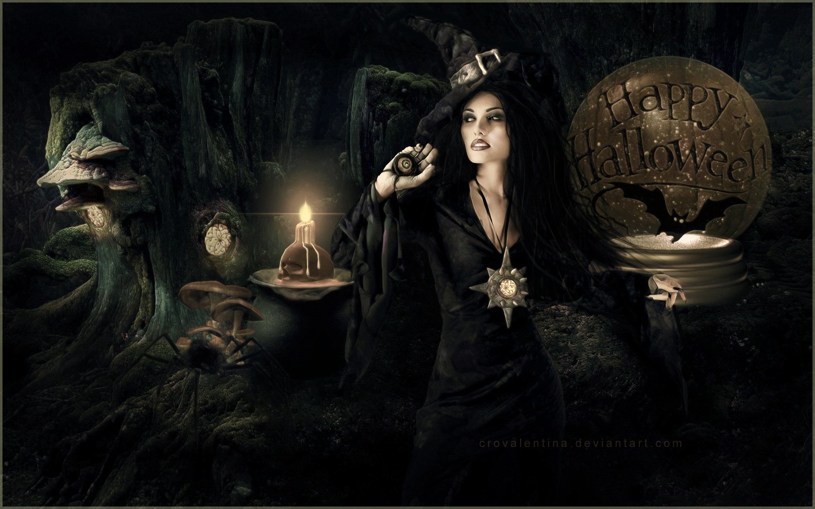 **********IMAGENES GOTICAS********** - Página 25 Halloween_horrow-background-with-witch1