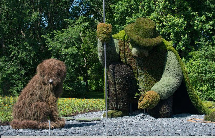 تماثيل مذهلة من النباتات والزهور في كندا - Incredibly sculptures plants Massive-hordicultural-sculptures-in-montreal-designboom-03