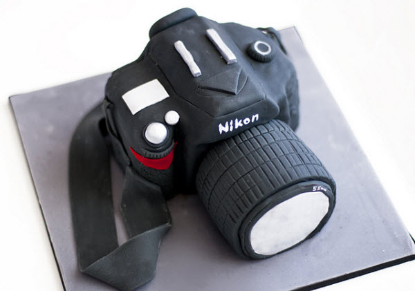 கேக் அலங்காரங்கள் Nikon-camera