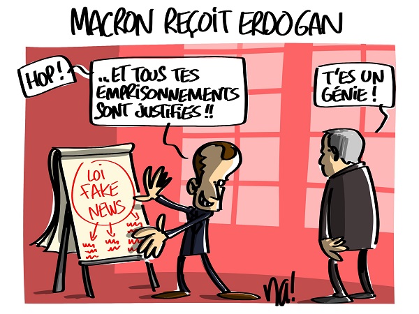 Le dessin du jour (humour en images) - Page 11 2201_macron_erdogan