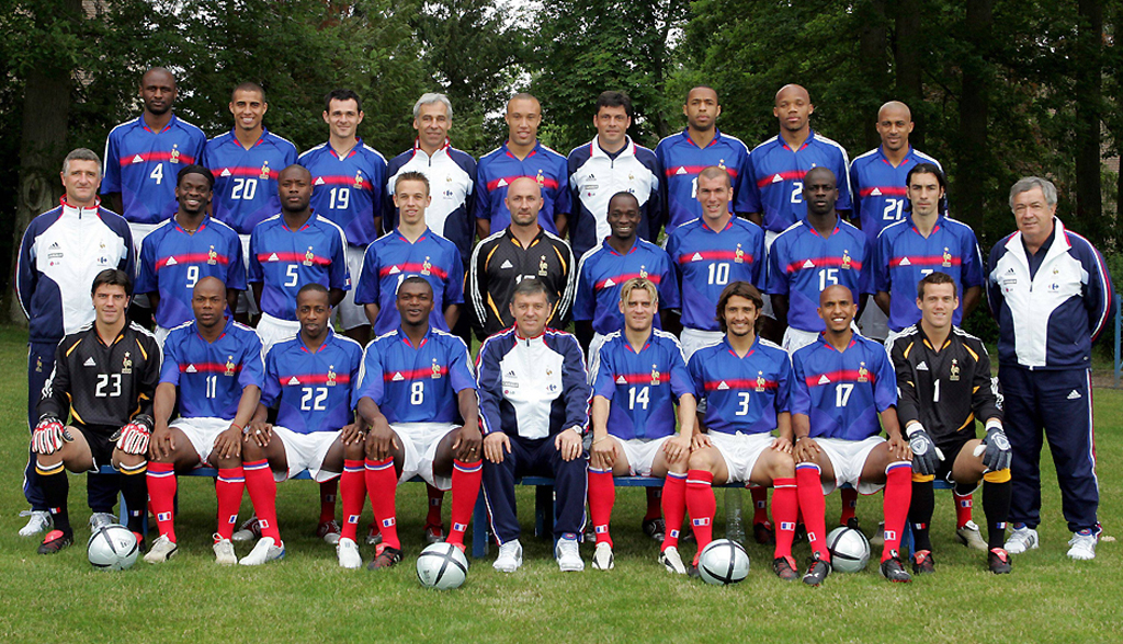 Hilo de la selección de Francia CE_2004