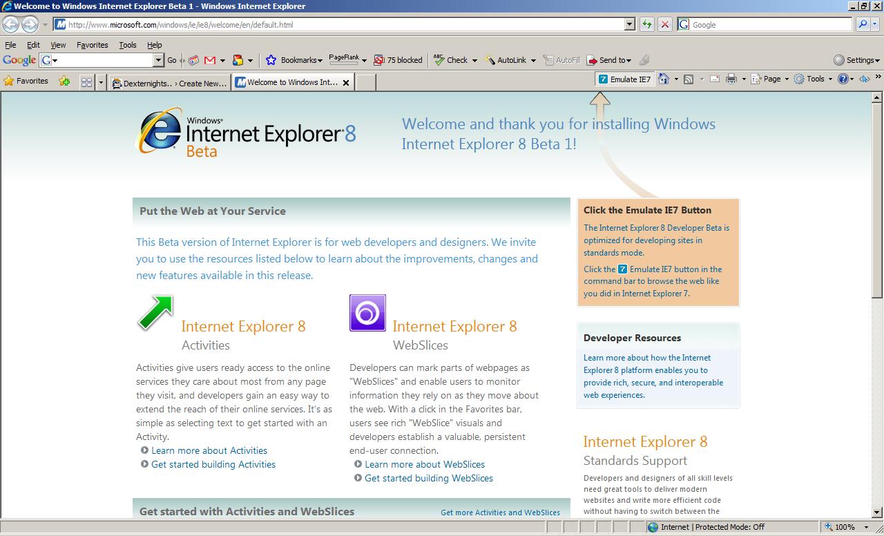 [APPS] Phần mềm duyệt Web Internet Explorer Ie8