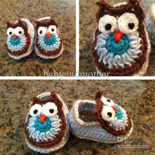 سبيبطات بالكروشي Baby-crochet-shoes-boys-handmade-animal-pattern