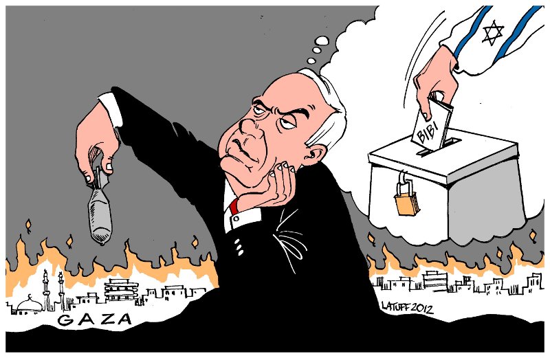 The World Rebukes Netanyahu 071212_latuff_gaza
