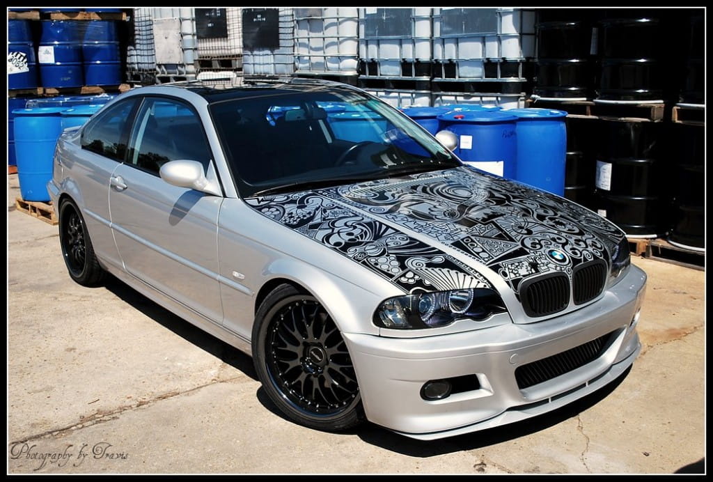 Tatuajes artisticos para los coches Travis-todd-bmw-e46-330ci-11-1024x692