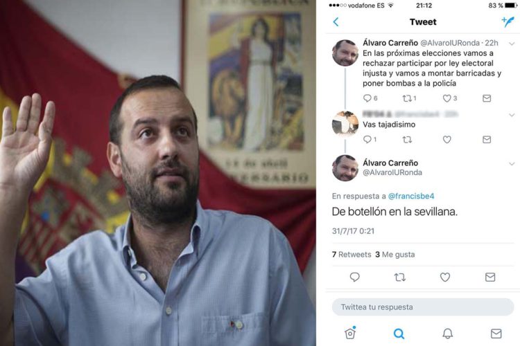 Los sindicatos de la Policía Local y de la Policía Nacional exigen explicaciones a Álvaro Carreño (IU) por decir en las redes Carreno-policIA-750x500