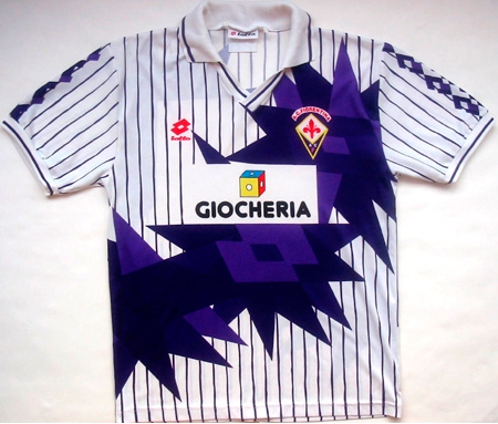 Las camisetas mas feas de la historia del fútbol Fiorentina91