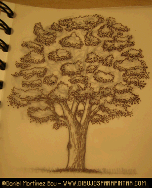 Entintado del árbol Cdd_dibujar_arboles11