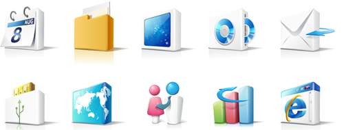 220 iconos en vectores 3d_icons