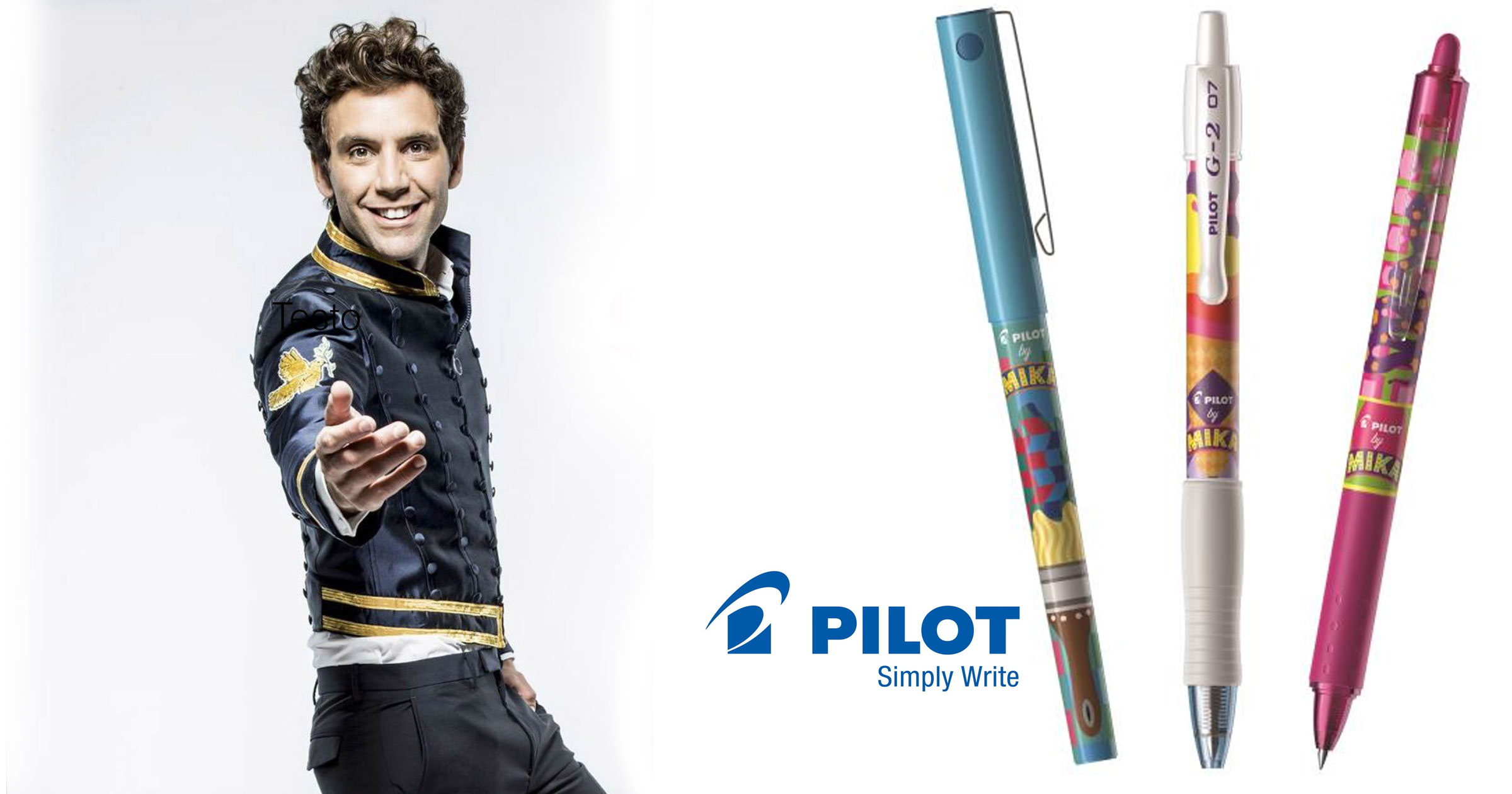 Mika devient l'Ambassadeur de Pilot ! Pilotmika