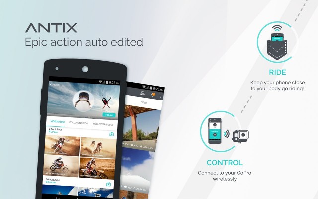 Antix. Η εφαρμογή που κάνει αυτόματο editing στα videos της GoPro! Antix-automatic-gopro-editor-2-640x400