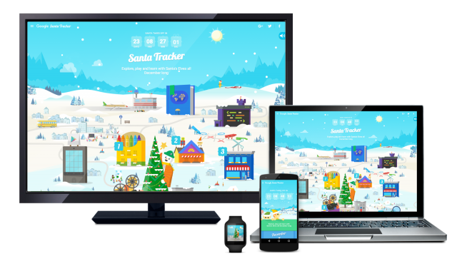 Google Santa Tracker: Ακολουθήστε και φέτος τον Άγιο Βασίλη διασκεδάζοντας με το φανταστικό app της Google! SantaTracker2015_village-on-devices1-640x366