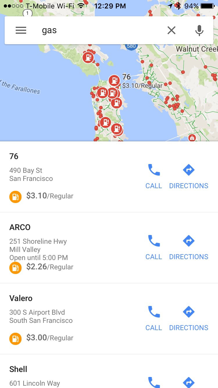 Google Maps για iOS με ένδειξη τιμής καυσίμων και ποια καταστήματα είναι γεμάτα με πελάτες! Img_1898