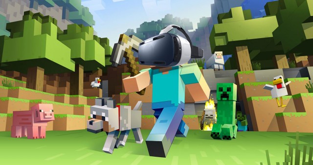 Το Minecraft κυκλοφορεί στο Samsung Gear VR! Minecraft-Gear-VR-1-640x338