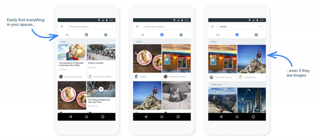 Spaces. Γνωρίστε το νέο sharing app της Google! 02_retrieval_search-640x281