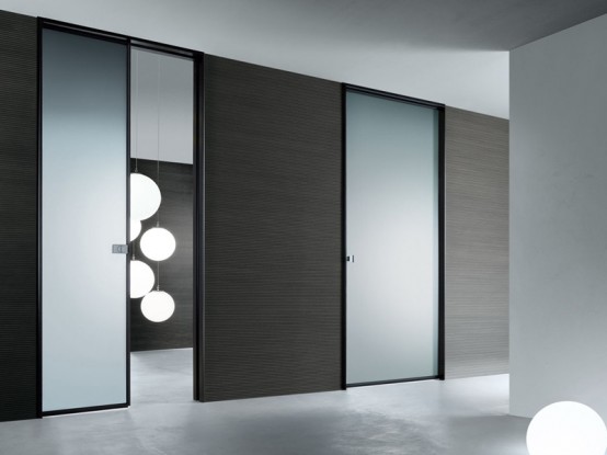 ابواب زجاج تحفه Modern-interior-glass-doors-Spin-by-Rimadesio-3-554x415