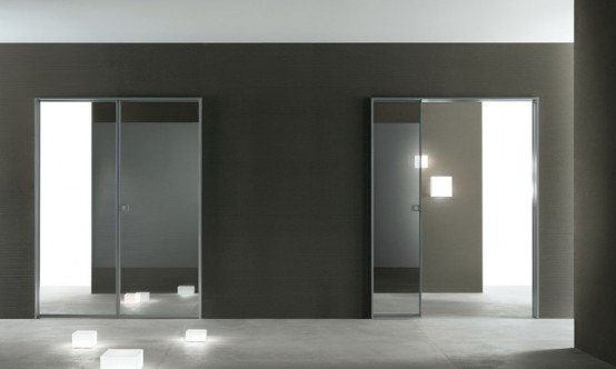 ابواب زجاج تحفه Modern-interior-glass-doors-Spin-by-Rimadesio-4-554x332