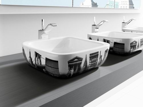 ديكورات مغاسل 2013 - موديلات عصرية بسيطة New-Decorative-Bathroom-Sinks-Urban-by-Roca-2