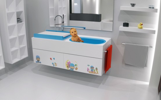  اقيم الغرف والحمامات للمواليد  Practical-bathroom-furniture-with-integrated-baby-tub-by-Herms-11-554x346