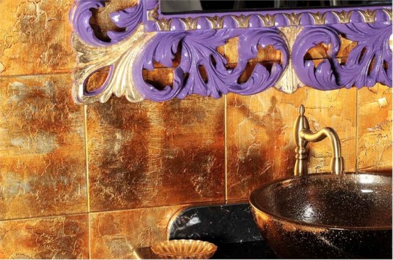 مغاسل بشكل مميز، تتميز بجاذبيتها وعصريتها Bathroom-furniture-with-gold-finish-artemide-by-gb-nuove-linee-bagno-3-554x367
