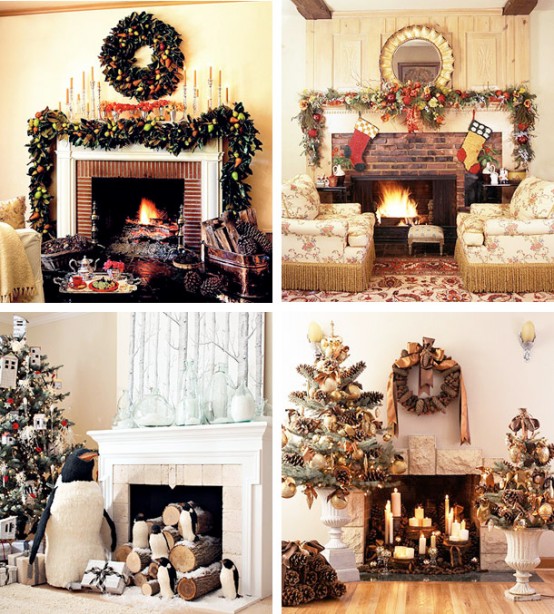   - ,   ! - Page 2 Christmas-mantel-decorations-554x614