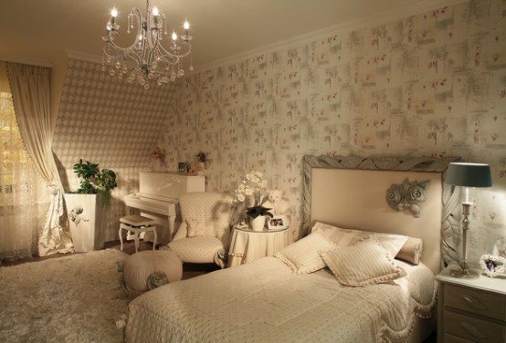 غرف نوم كلاسيكية  غرف نوم كلاسيك 2012  غرف نوم طراز قديم وحديث Classic-kids-bedroom-design-2-554x376