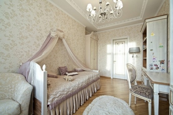 غرف نوم كلاسيكية  غرف نوم كلاسيك 2012  غرف نوم طراز قديم وحديث Classic-kids-bedroom-design-8-554x369