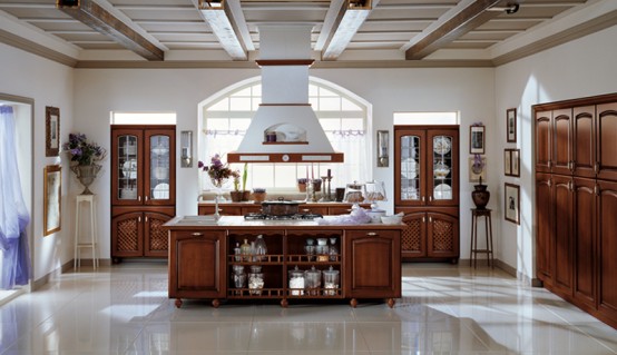 ديكور مطابخ اجمل الديكور مطابح كلاسيكيه تجنن 2014 Classic-kitchen-design-elena-by-ala-cucine-2-554x319