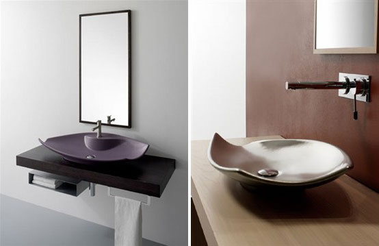 ديكورات مغاسل يد شيييييييك ... مغاسل بتصاميم جديده ورائعه Elegant-colored-wash-basins-kong-scarabeo-5