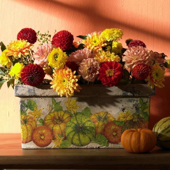 احلى مزهريات ورد لأناقة منزلك.... Flower-decorations-for-athanksgiving-table-16-554x554