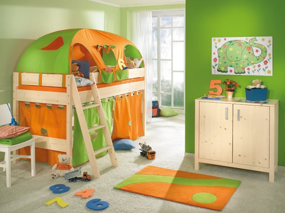 غرف رائعة للاطفال Fun-and-cute-kids-bedroom-designs-15