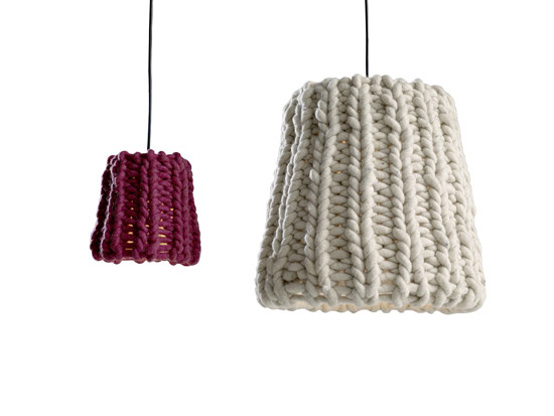 اثاث 2012 عجيب  Knitted-woolen-pendant-lamp-1