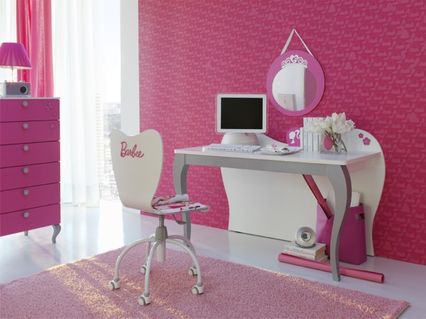 غرف للبنات بالون الوردى Room-for-barbie-princess-diamond-2