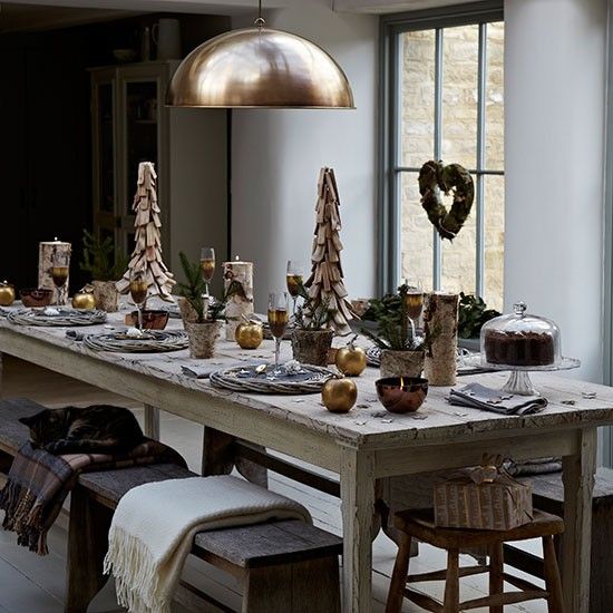 Božić i sve što vas asocira na Božić - Page 25 Stunning-christmas-dining-room-decor-ideas-36