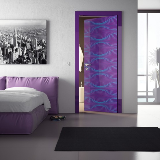 ابواب زجاجية بتصاميم والوان خيالية Super-modern-colorful-doors-1-554x554