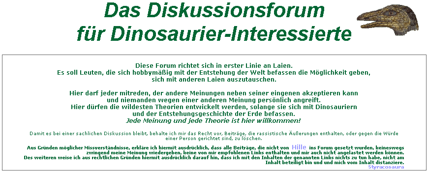 Dinosaurier-Interesse