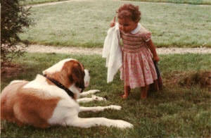 Cohabitation chien/enfant Petite