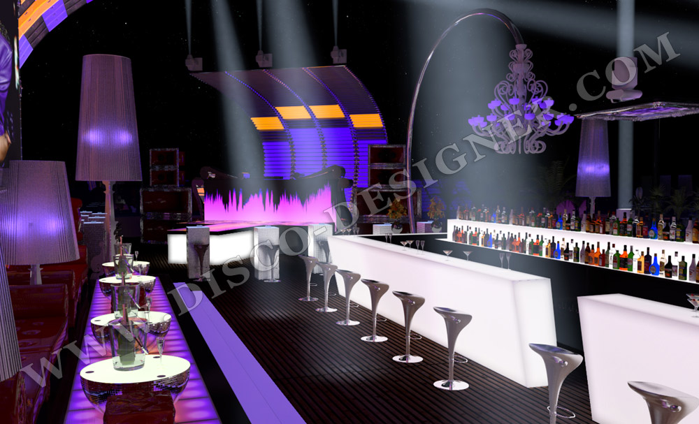 Disco club "Milenium" Disco-club-design