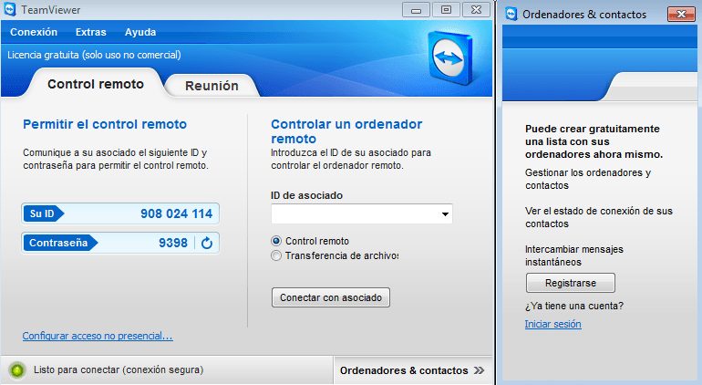 PROGRAMAS DE AYUDA REMOTA Teamviewer-7-interfaz