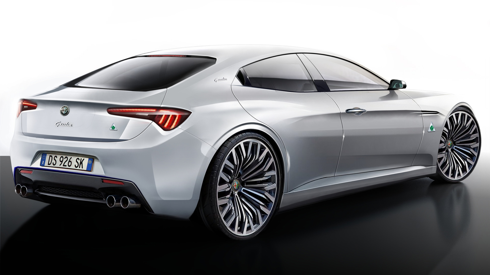 Nuova Alfa Romeo Giulia. Alfa-Romeo-Giulia-Concept-rear-angle